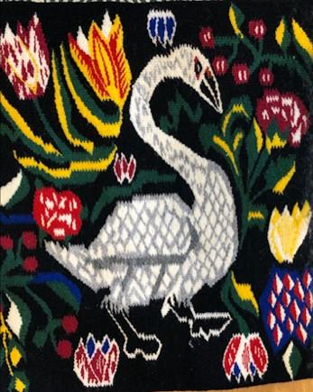 フレミッシュ織とはスウェーデンはスコーネ州の伝統的な絵織物です 木枠の織機を使用して 古典の作品を中心に制作します