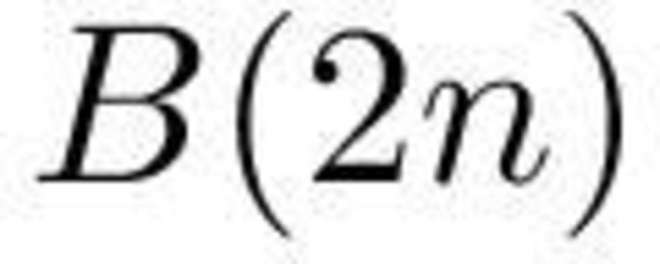 (i+/2) (outer) corner box λ (i+) Young Bell B(2n) 0-th -st 2-nd 2 3 3-rd 5 0 6 6