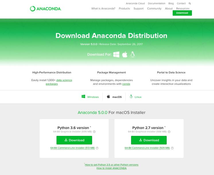 Anaconda5.0.