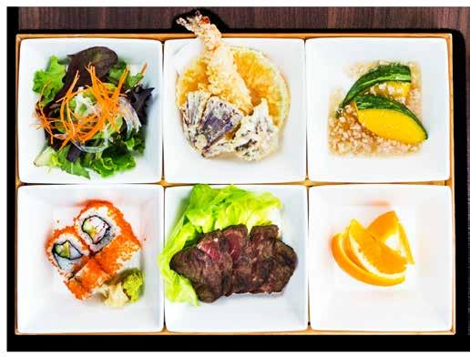 LUNCH SET MENU All Bento Sets are accompanied with Chef s Selection Maki or Japanese Niigata rice, Salad,