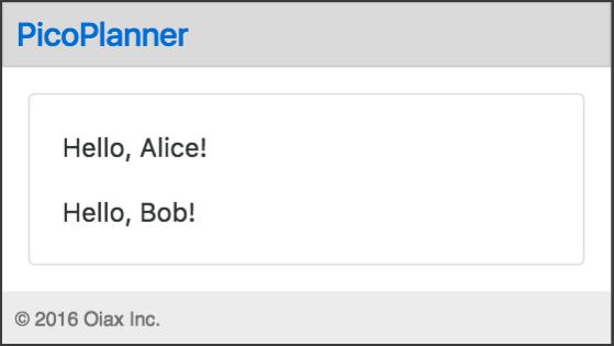 8 app/views/lessons/_content.html.erb 1 - <p class='card-text'>hello, world!</p> 1 + <p class='card-text'>hello, <%= name %>!</p> http//localhost3000/lessons/hello 8.2 8.2 _content.html.erb <%= name %> 'Alice' 'Bob' 8.