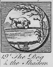 第7章 犬とその影 に見るイソップ受容の一端 145 くとも 話の変容の過程でバブリオスとは別系統の 肉屋から肉を盗む犬 が生み出され る可能性は十分に考えられる もちろん ドズリー本人による発案であることも否定しが たいが ドズリー版に含まれる他の既存要素の関連を考えると この点はバルロー版を参 照したものと推定する ドズリー版 犬とその影 は Ancient Fable