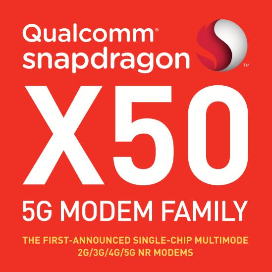 5G モデム Snapdragon TM X50 業界初の 5G モデム Snapdragon X50 5G モデムファミリーが 3GPP 5G NR(New Radio) およびギガビット LTE を含めた