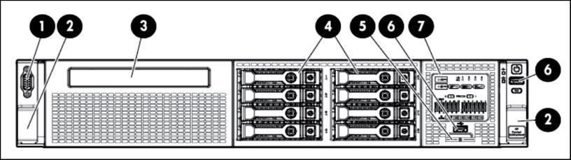 ビデオポート 2 ハードドライブベイ ( オプション ) 3 ハードドライブベイ ( 標準 ) 4 Systems