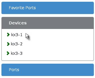 KVM スイッチのポートにアクセスするには 次の手順に従います 1. [Devices( デバイス )] パネルで KVM スイッチをクリックします KVM ポートに直接アクセスするには 次の手順に従います 1.