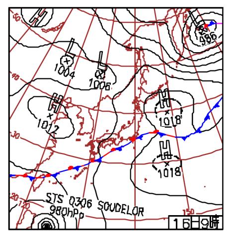 梅 の降 帯 : 北と南の の違い さ (km) 13 11 9 7 5 3 1 の さの頻度分布衛星搭載降 レーダ (TRMM PR) 梅 前線の北側対流性の雨 梅 前線の南側 13 11 層状性の雨 9 7 5 3 1 +10 +7.5 +5 +2.