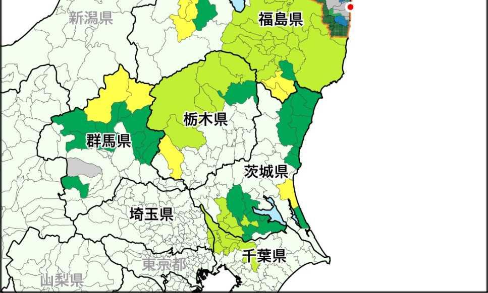仮置場確保の難航等の事情から 福島県内では道路 生活圏の森林は約 7 割の進捗であり 計画通りの除染終了に向け一段の加速化を図っている 汚染状況重点調査地域 として指定を受けている市町村 : ( 当初 )104 市町村 ( 現在