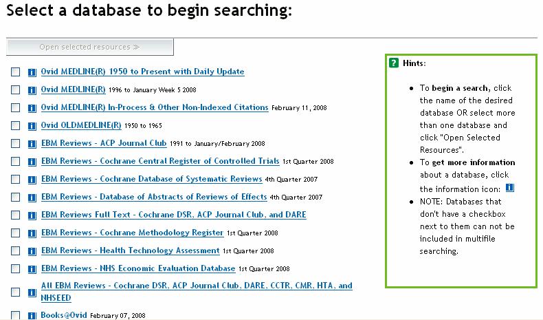 著者名 雑誌名 抄録 ) を調べることができます 契約している電子ジャーナルであれば 検索結果から全文にジャンプすることができます Ovid 版 MEDLINE の特徴と新機能 MEDLINE は Ovid 版以外にもさまざまな製品があり PubMed もMEDLINE の検索システムのひとつです Ovid 版 MEDLINE は MeSH という統制語 ( p.