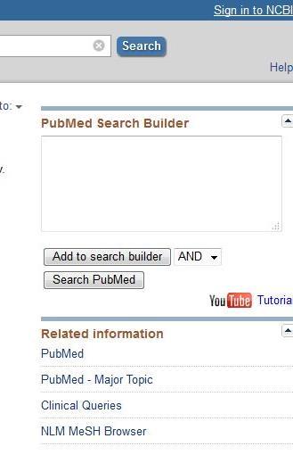 MeSH Database (1) PubMed search builder ホ ックス (Advanced Search 機能 ): Add to search builder ホ タンで MeSH 語 ( Subheadings 付 ) を送る 演算子のフ ルタ ウンメニューを選んで検索式組立 検索式ができたら, Search