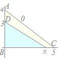 3 点 A(3, 6), B(0, 0), C(4, 0) を頂点とする ABC がある.