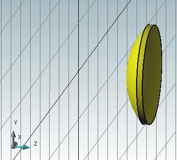により2つの面が構成された光学部品の場合となります 球面レンズの場合は前側 RのR( 曲率半径 )