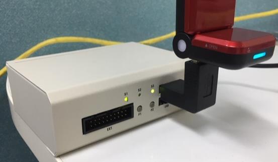 正面 S3 の LED 確認赤点滅 : ネットワーク異常橙点滅 : ネットワーク接続