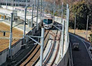 58-km express train that travels up to 130 km/h to connect Akihabara to Tsukuba Science City in as little as 45 minutes.
