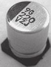 小形アルミ電解コンデンサ表面実装対応 低 ESR 縦形チップ部品 (105 ) アルチップ -MZJ TM シリーズ 面実装 低 ESR 耐洗浄 低 ESR 105 2,000 時間保証 定格電圧範囲:6.