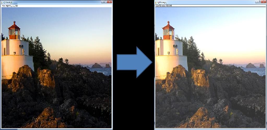 2.3.1 画像の比較 プログラムの実行例を以下に示す ( プログラム 1).