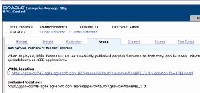 a. Oracle BPEL Control にログオンし Oracle BPEL プロセス向けの WSDL ファイルをダウンロードします b. Apache Web サイト (http://ws.apache.