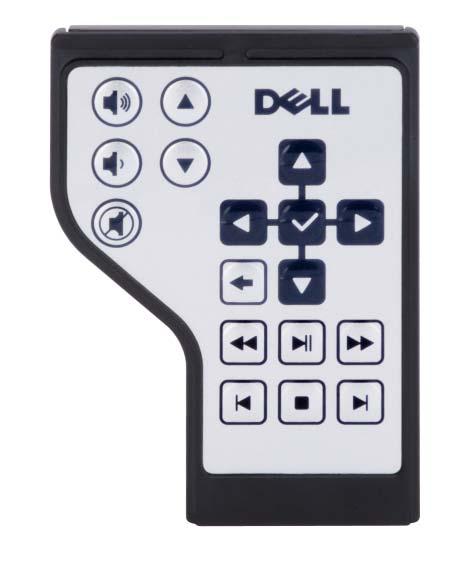Dell Travel Remote を使用したメディアの再生 Dell Travel Remote は Dell Media Direct および Windows Vista Media Center の制御を目的として設計されています Dell Travel Remote は 特定のコンピュータのみで機能します 詳細については デルサポートサイト support.jp.dell.