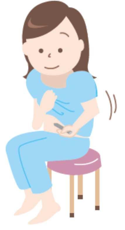 注射にあたっての注意 (1) 通常 食前に患者さん自身で行います 幼児の場合には大人の家族が行います 場合によって