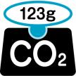 120g 自社比 -12% CO 2 の 見える化 カーボンフットプリント 100g あたり CO