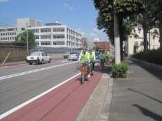 ストレイト方式の自転車安全利用講習会を開催 福岡商工会議所