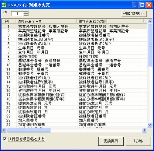 登録被保険者情報に取り込むCSVファイルの収録項目 ) を参照下さい 日本年金機構操作説明書ダウンロードのページ http://www.nenkin.go.jp/sinsei/fd/4manual/index.