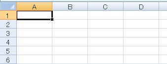 Excel はじめに 4 行と列とセル 3 セル 2 列 1 行 1 行 画面左側の縦に並んでいる数字が行番号です 行は上から下に数えます Excel 2007