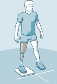 <Coordination & Balance> 義足を装着し行う 全身のバランス運動とバランス感覚を養うためのエクササイズ 1.