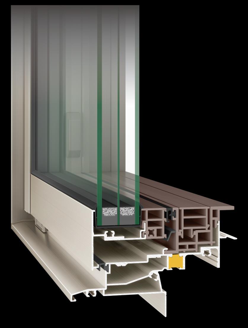 3-10-3) JIS A 4710-2004による社内試験値 従来の樹脂窓に比べ 断熱性が約 25% 向上 LIXIL は