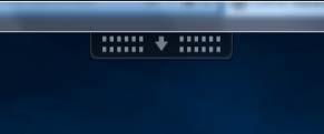 リモート PC の操作メニュー 上部に表示されているバーをクリックすると次のメニューが表示されます 元の画面を表示します