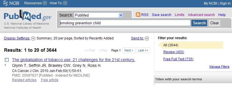 4.6 PubMed 検索した結果が多すぎる場合には絞り込みを行います