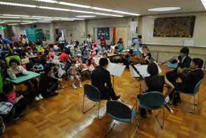 Miura (3) 横浜市消防音楽隊による中学校吹奏楽部ワークショップ & 演奏会横浜市消防音楽隊が市内中学校吹奏楽部に演奏指導をするほか