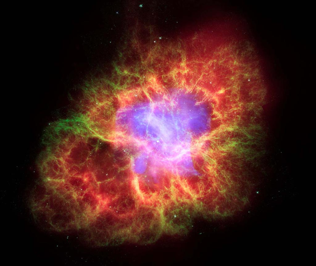 宇宙の果ての超新星が宇宙の加速膨張を明らかにした かに星雲 1054 年に起こった Ⅱ 型超新星爆発の残骸