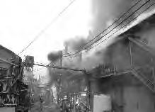 には解体中建物内にあるアスベストの保管場所から出火した火災がありました 火災以外の災害としては 2月に解体工事現場において
