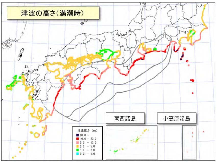 出典 : 南海トラフ巨大地震の被害想定について ( 第一次報告 )( 平成 24 年 8 月 29 日
