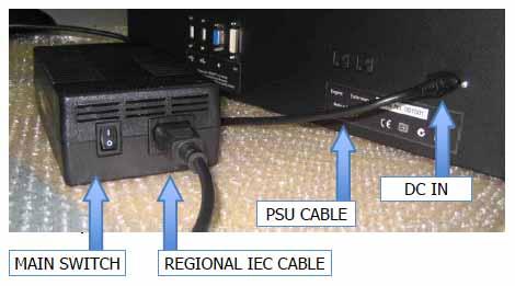 POWER CONNECTION PSU 100-240V 50/60Hz