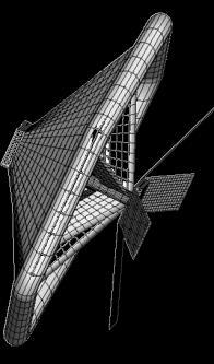 飛行高度 背景説明 (2 イメージ図 ) 国際宇宙ステーションを出発 ( 高度約 400km) EGG が撮影した宇宙ステーション ( 一部 ) 軽量大面積の展開型エアロシェル (EGG スタイル )