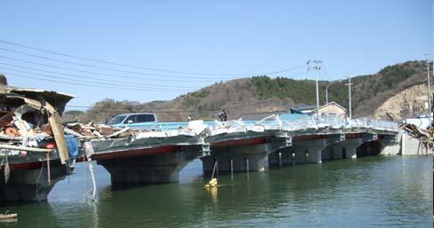 西内海橋 ( 石巻市中瀬 ) 旧北上川