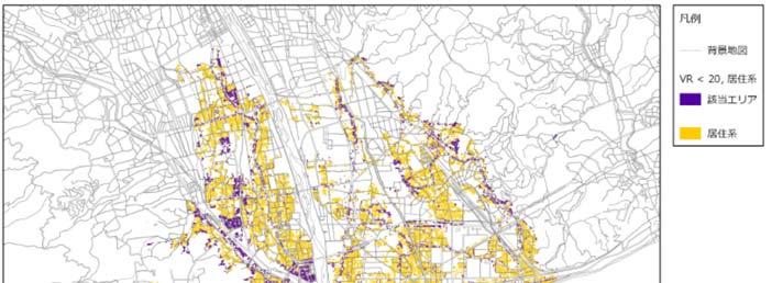 (5) ケーススタディ結果 (B 市 ) 1 居住系の土地適性評価結果