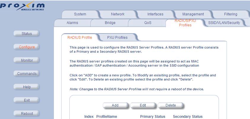 7. MAC アドレス認証の設定 (RADIUS サーバに MAC アドレステーブルを保持させる 場合 ) 1.