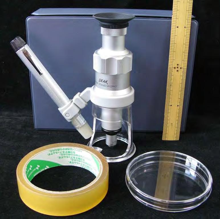 小型顕微鏡での観察法 準備物 小型顕微鏡 (100 倍 ) 接眼