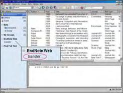 .. (8) EndNote Web EndNote Transfer References from