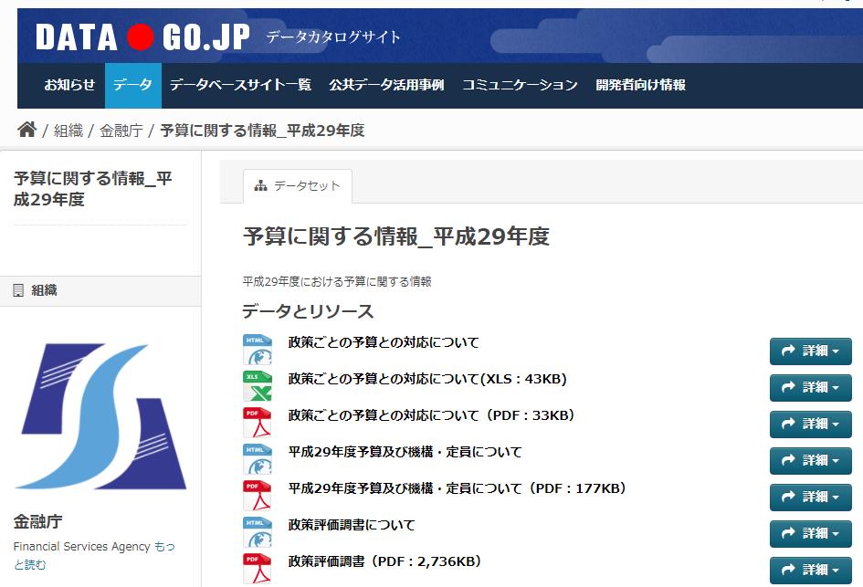 日本政府の構造化 非構造化データの提供サイト 日本政府のウェブサイトには 公的統計の構造化データを提供するe-Stat 非構造化データを含めて幅広く提供するDATA.GO.