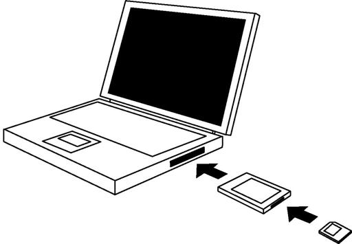 パソコンとの接続 SD メモリーカードを接続する場合 測定データの保存してある SD メモリーカードを, パソコンの SD メモリーカードスロットに挿入します パソコンに SD