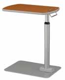 テーブルのどちら側からでも無 断階の高さ調整が可能 ロック 機能もついているので安定感が あります ベッドの脇より差し込みワンタ