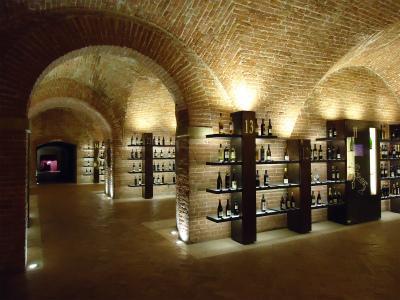 ワイン業界で起こっていると考えられる変化とその背景を明らかにすることが今回の研究旅行の主たる目的である シエナにはイタリア唯一の国立のワイン総合文化施設 Enoteca Italiana Siena が存在する Enoteca Italiana Siena