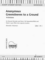 リコーダー anon.; Greensleeves to a Ground. 14 Divisions (K. Bennetts/ P.