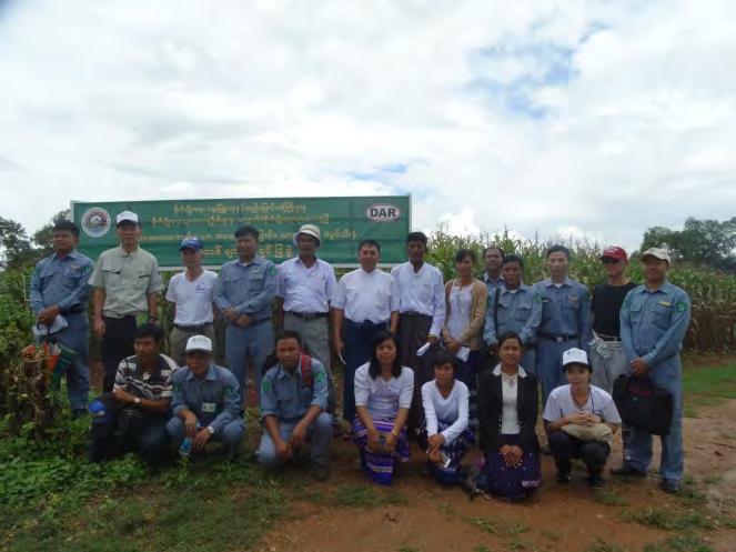 とも意見交換してもらうことで適切な助言を得るためにも有効と考え招聘しました また岡本専門家がミャンマーで行った農業農村開発分野の研究知見を C/P 機関とも共有するためのセミナーも開催しました