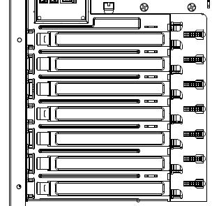 クイック構築シート 筐体背面 筐体内部 筐体前面 電源ユニット 電源ユニット 冷却ファン * 2x バックアップデバイスベイ 2x バックアップデバイスベイ PCI 1 PCI 2 PCI 3 PCI 4 PCI 5 冷却ファン PCIe Gen3 PCIe Gen2 4x メモリスロット CPU 2 4x メモリスロット 4x メモリスロット CPU 1
