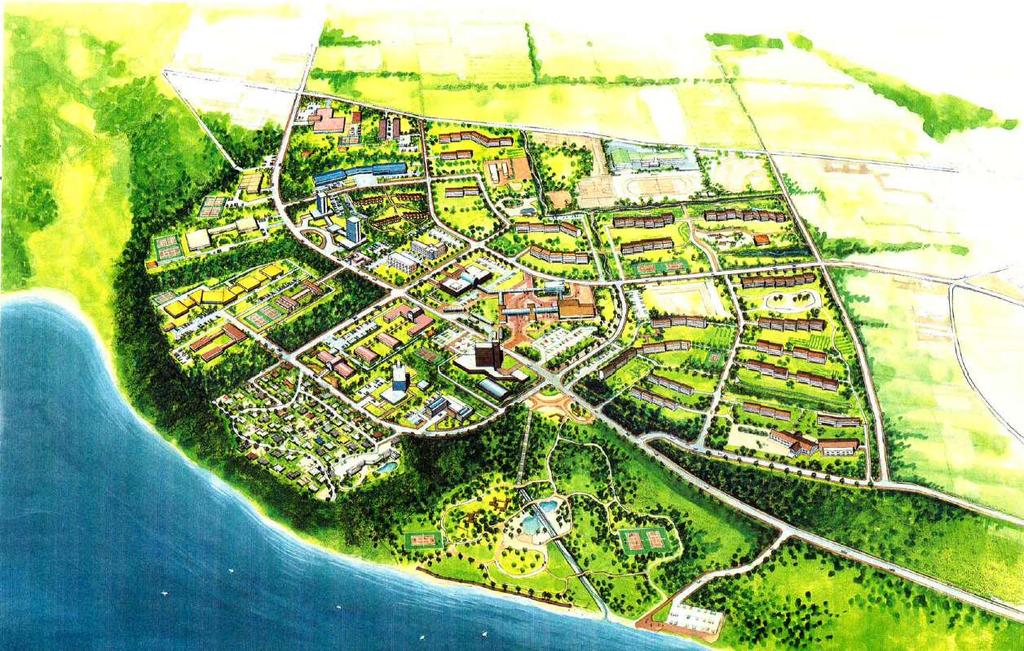 2. 尾駮レイクタウンのまちづくり (1) 尾駮レイクタウン地区開発地区の新たな就業者や研究者の居住地等を確保するため 日本原燃
