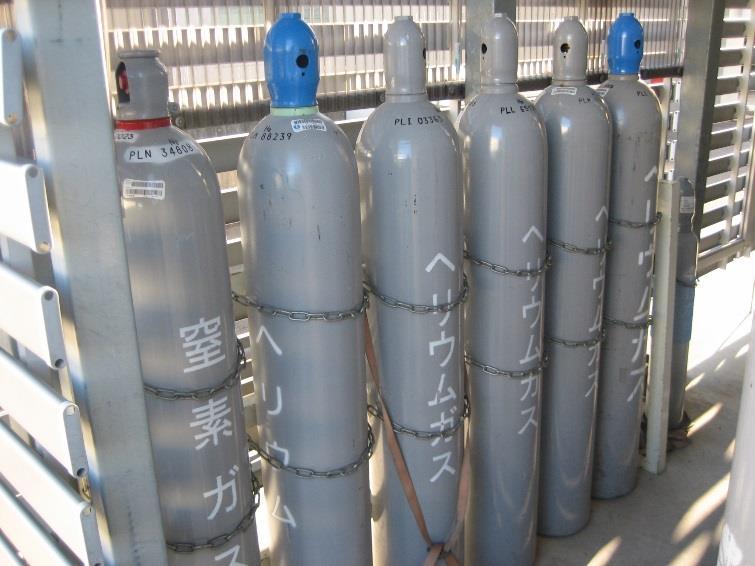 PDD 検出器を使用した分析装置例 純ガス中不純物分析装置 純ガスとは 単一成分のガスを指します